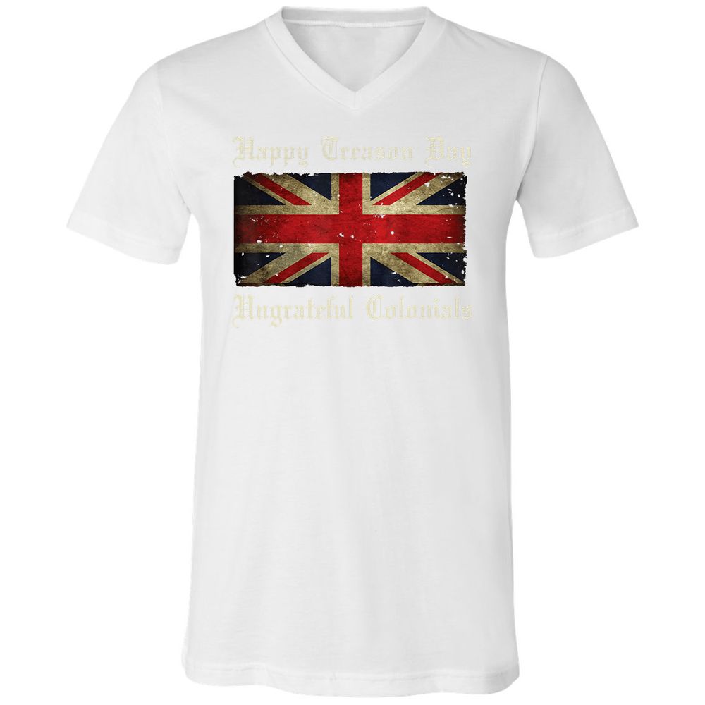 Unisex V-Neck T-Shirt - 8G7GUB33 - White - 5