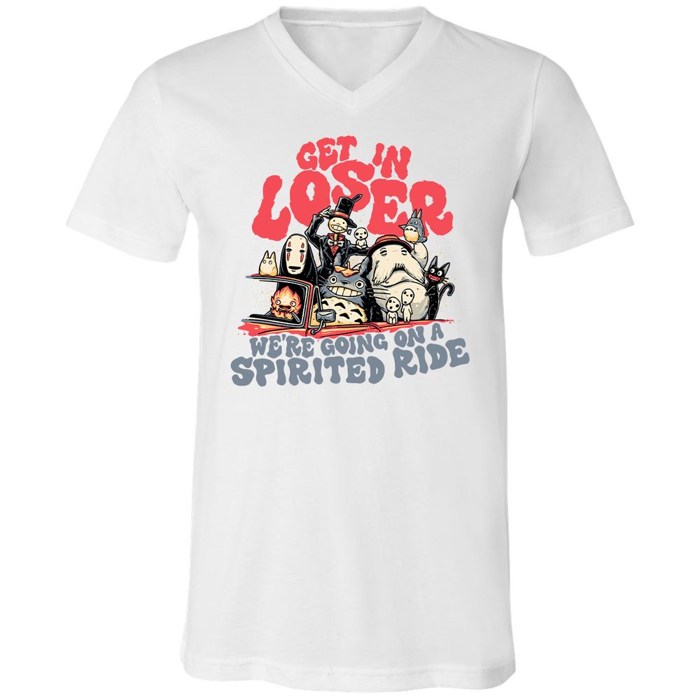 Unisex V-Neck T-Shirt - 2PZYK9Q4 - White - 5