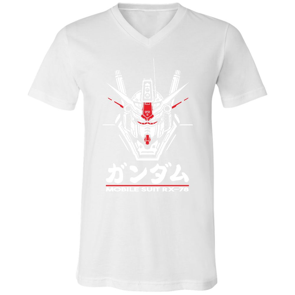 Unisex V-Neck T-Shirt - 4EFY2R3P - White - 5