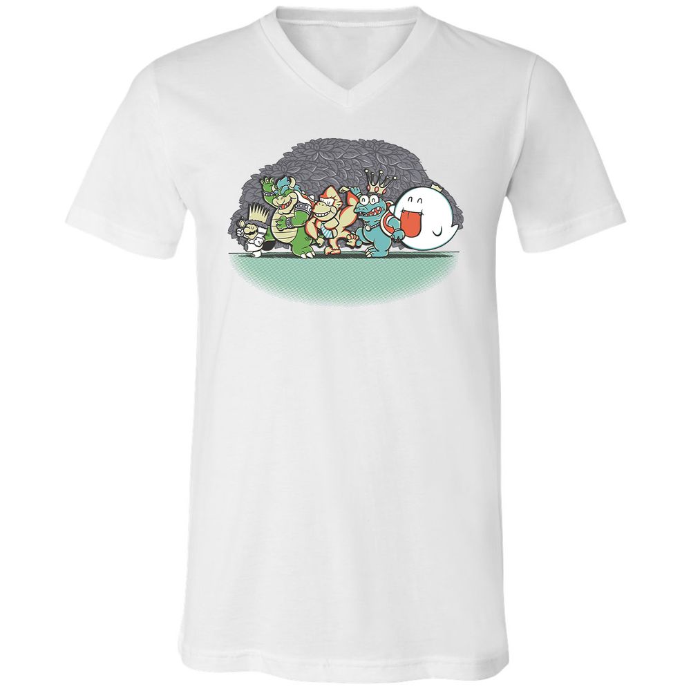 Unisex V-Neck T-Shirt - BPBL3LU5 - White - 5