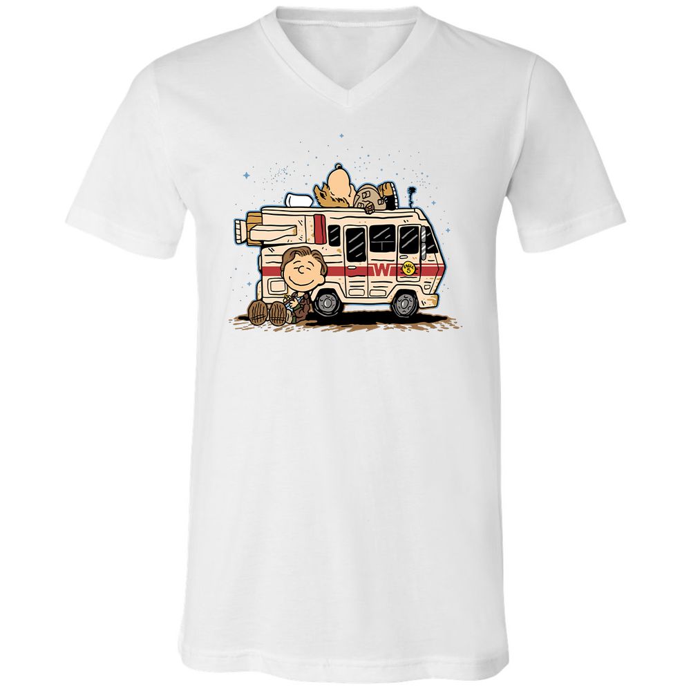 Unisex V-Neck T-Shirt - VR1H2P21 - White - 5