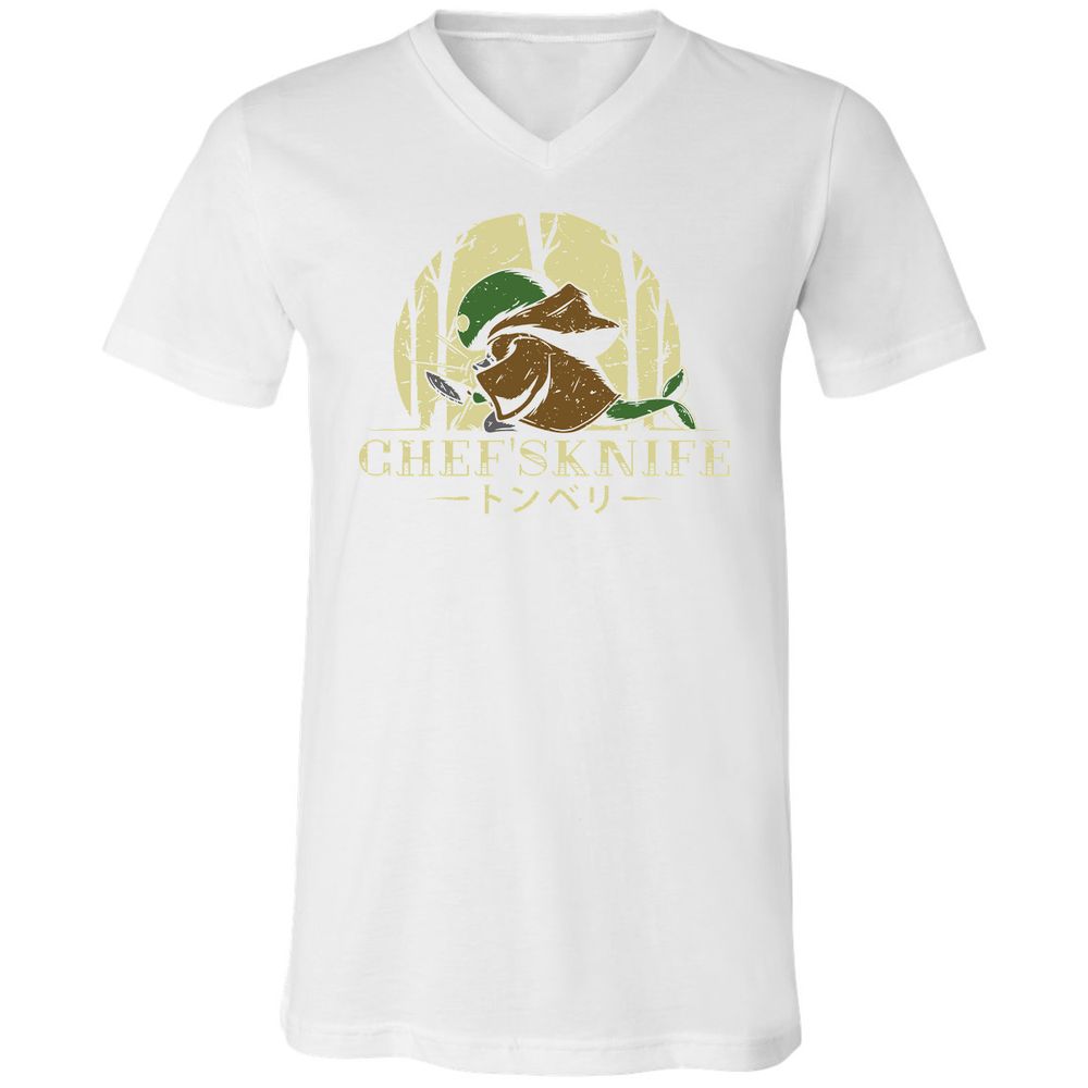 Unisex V-Neck T-Shirt - YK2MSPPX - White - 5
