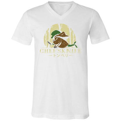 Unisex V-Neck T-Shirt - YK2MSPPX - White - 5