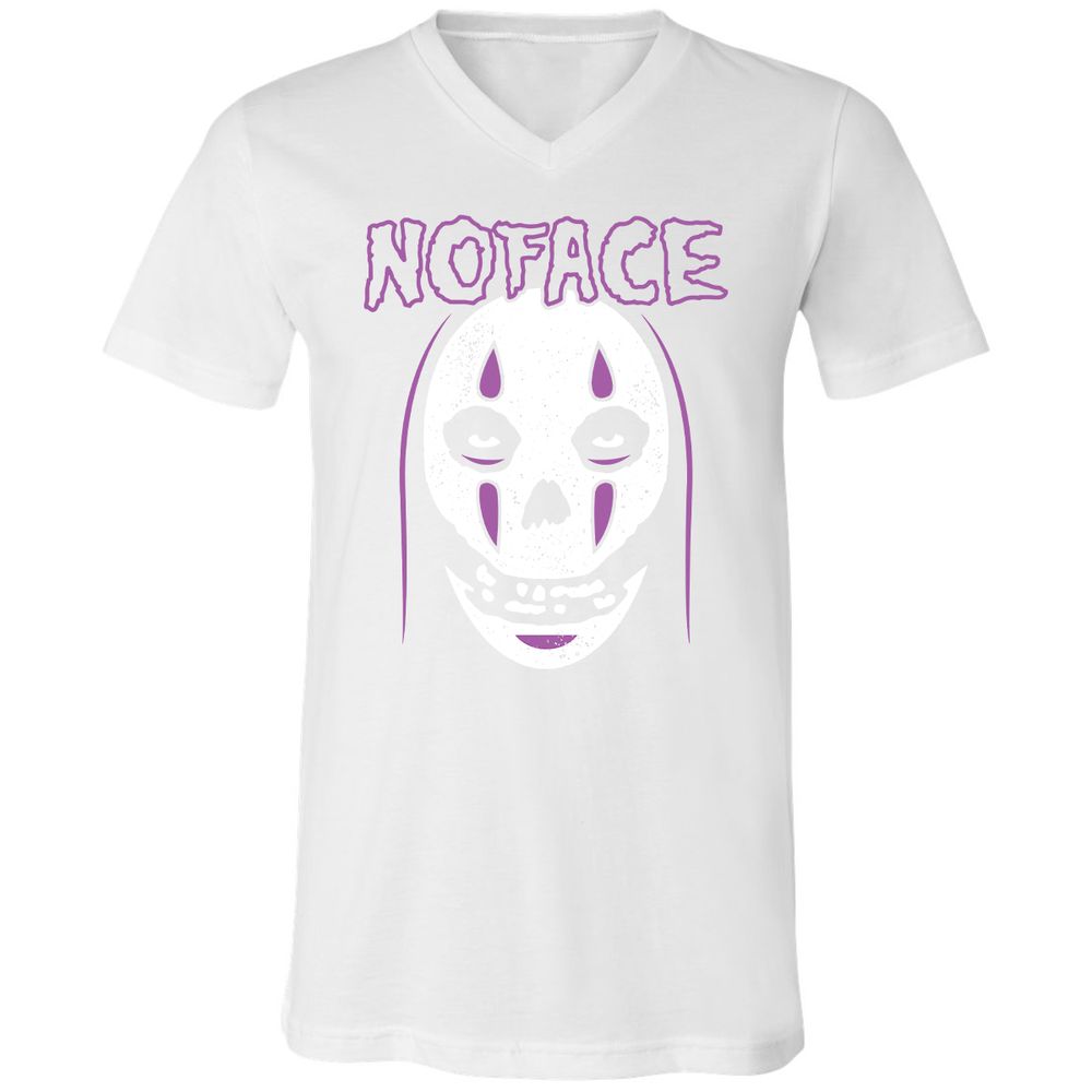 Unisex V-Neck T-Shirt - F66MU6YC - White - 5