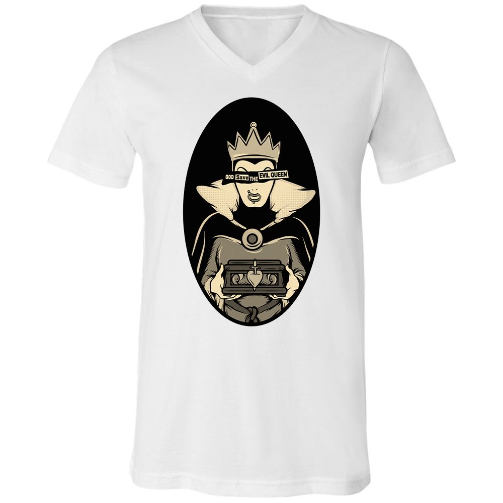 Unisex V-Neck T-Shirt - ZYYVSLRC - White - 5