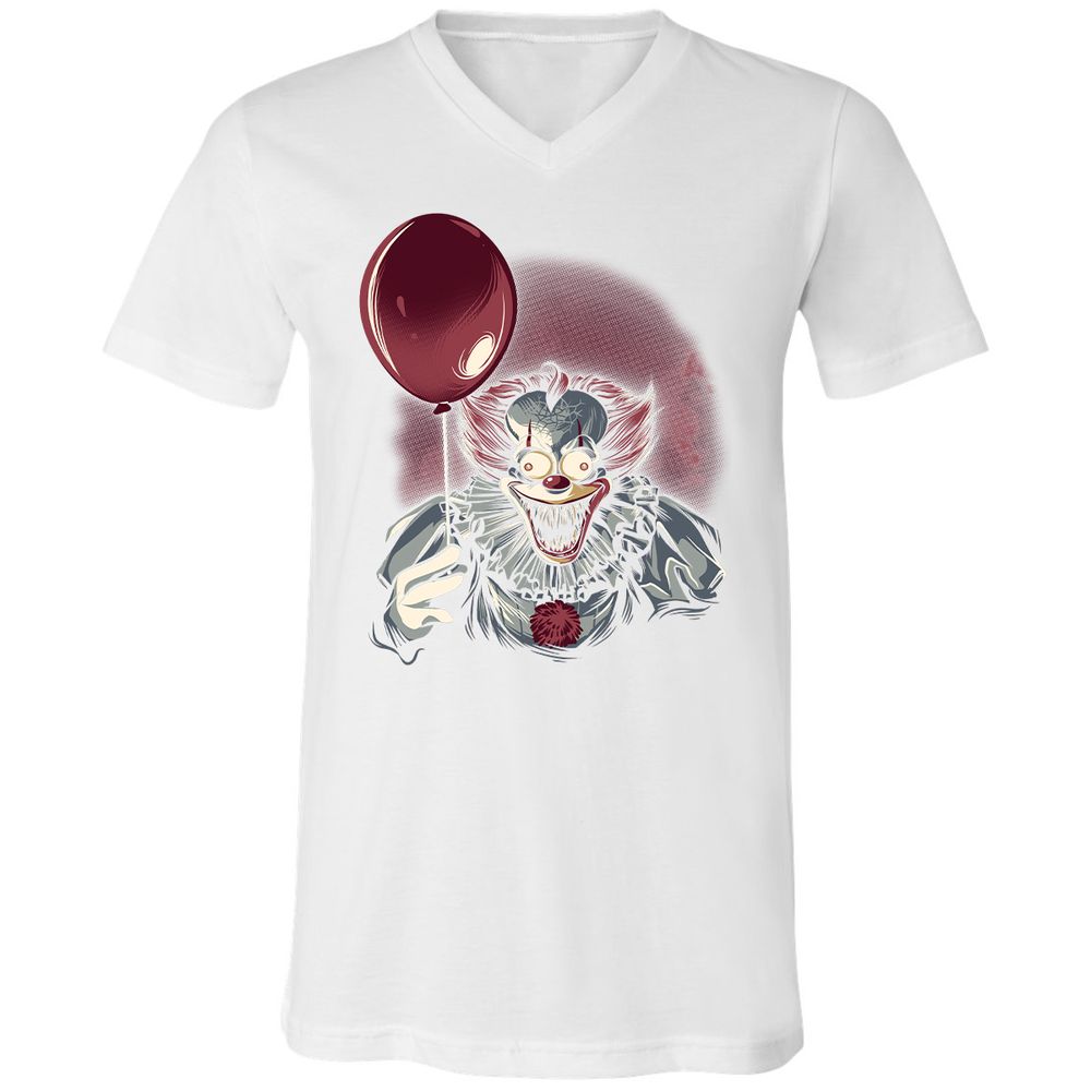 Unisex V-Neck T-Shirt - WVKPBBPE - White - 5