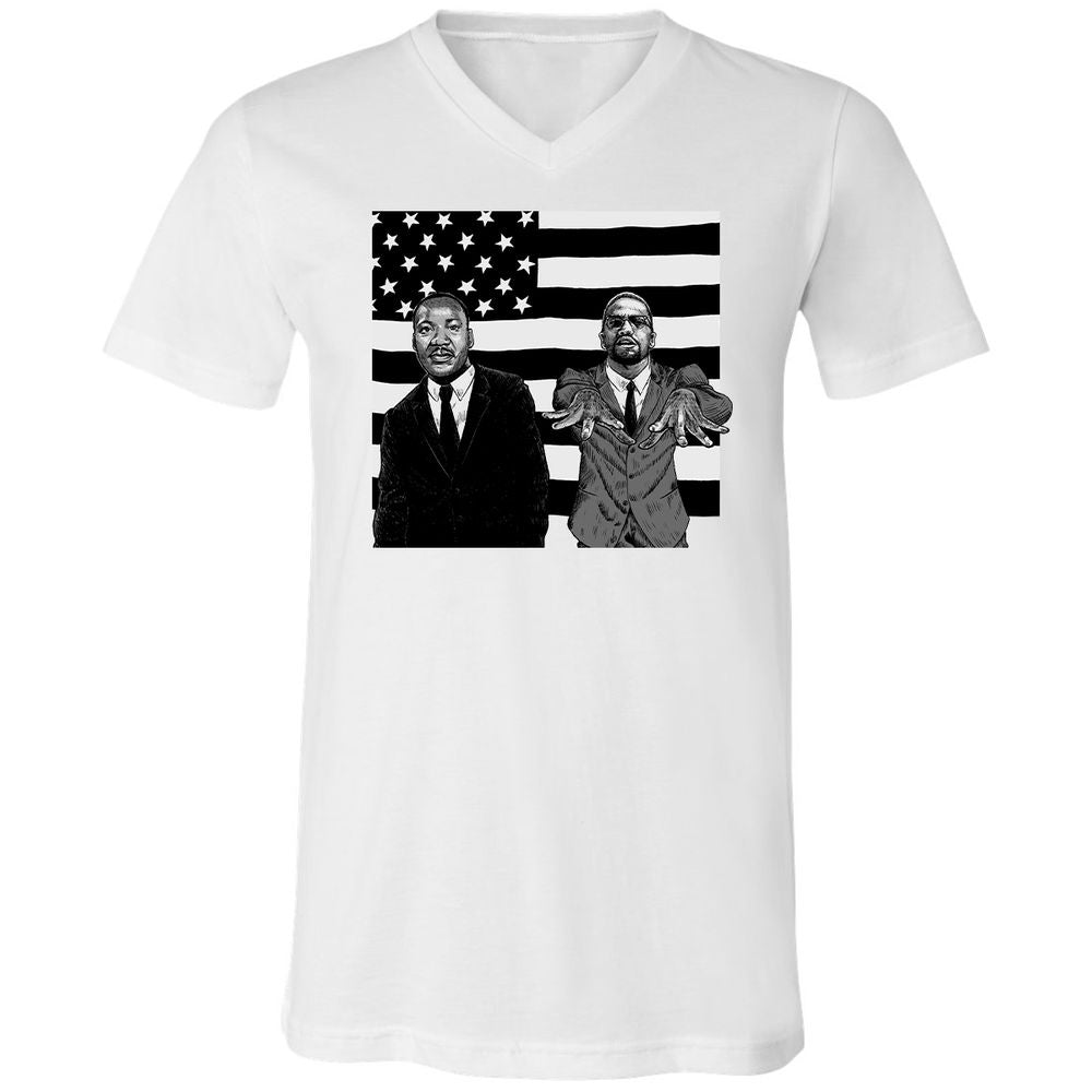 Unisex V-Neck T-Shirt - AVUN24JG - White - 5