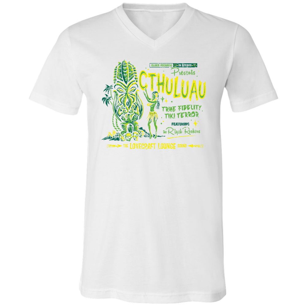 Unisex V-Neck T-Shirt - 5ZC2VZD1 - White - 5