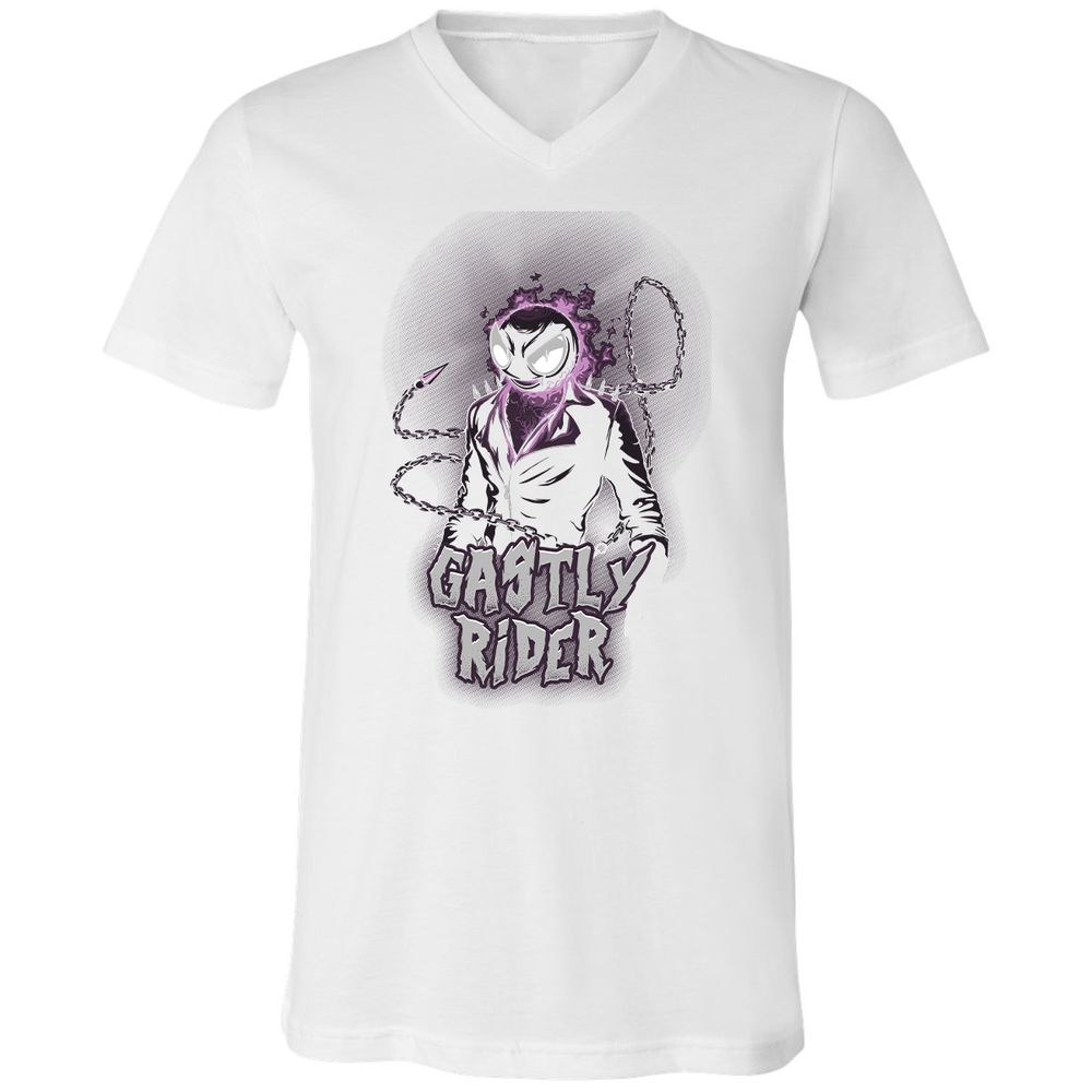 Unisex V-Neck T-Shirt - S3QCTHTH - White - 5