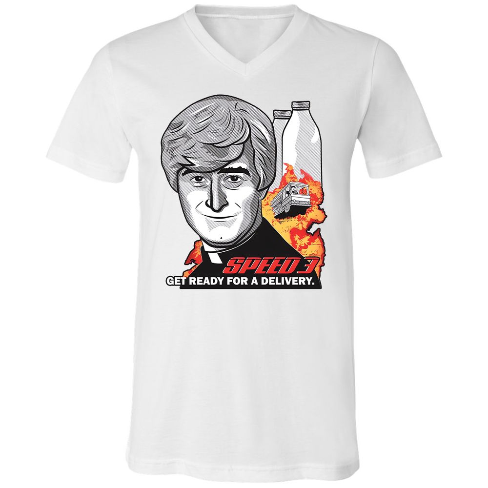 Unisex V-Neck T-Shirt - ESG9SEK3 - White - 5