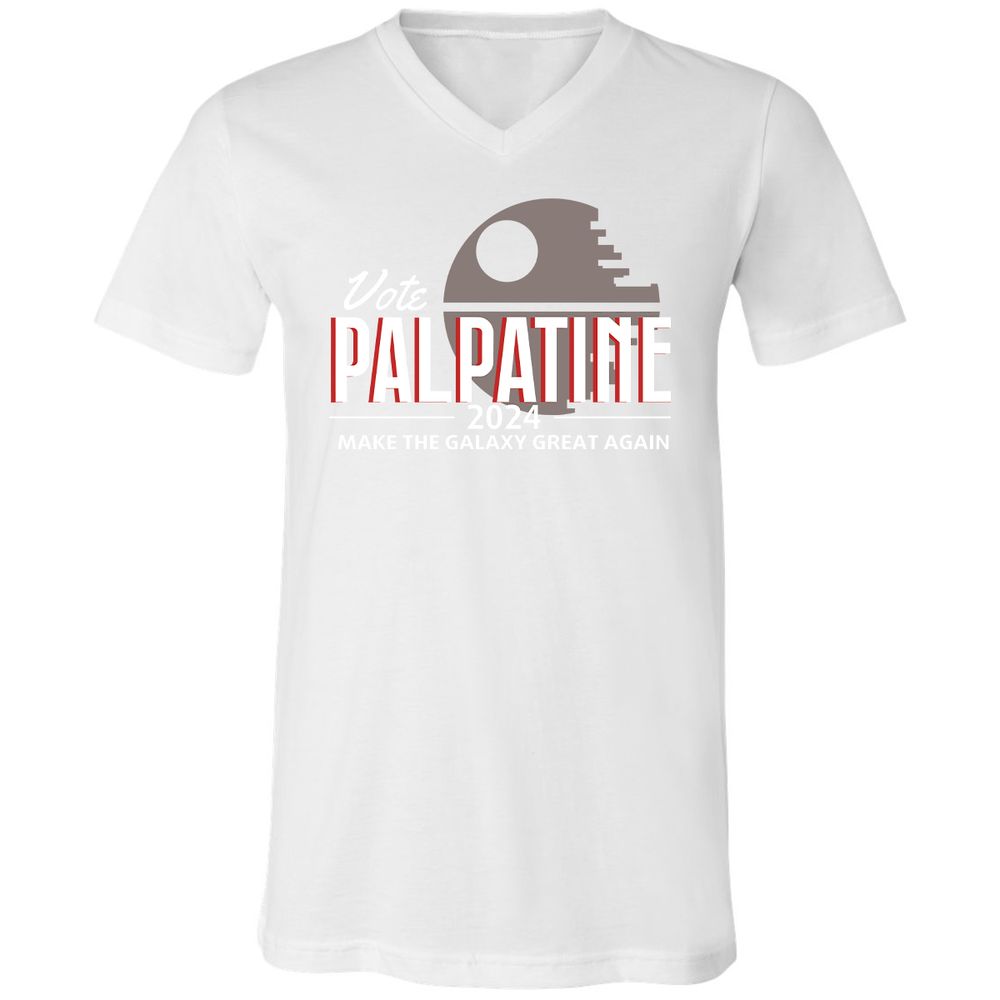 Unisex V-Neck T-Shirt - NY4ECKLM - White - 5