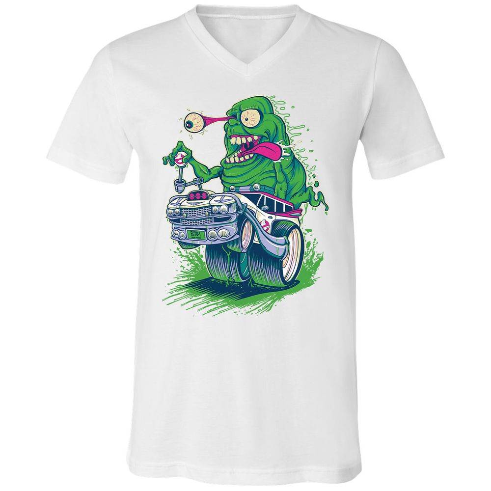 Unisex V-Neck T-Shirt - UR56R44M - White - 5