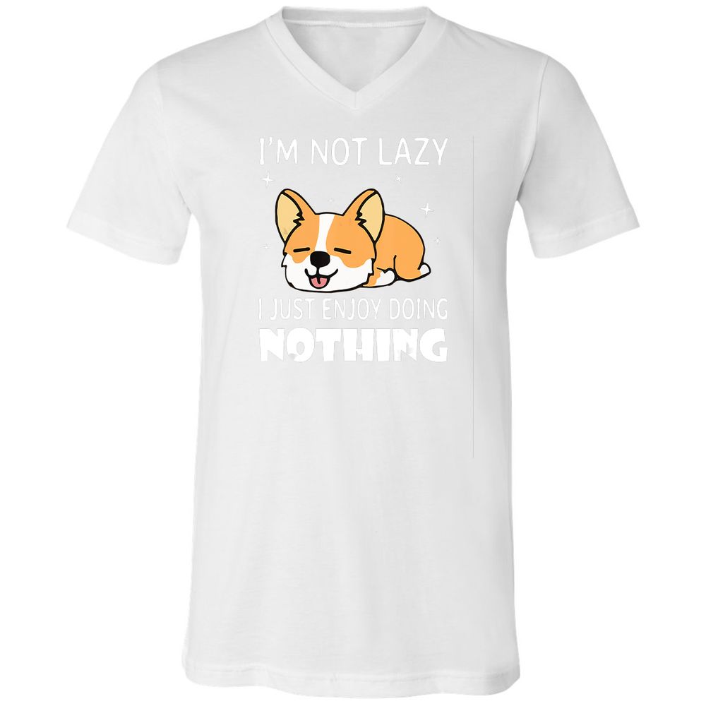 Unisex V-Neck T-Shirt - XENE263T - White - 5