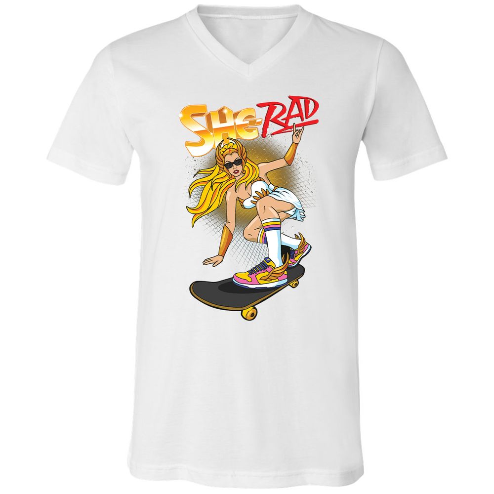 Unisex V-Neck T-Shirt - MSM3E2A5 - White - 5