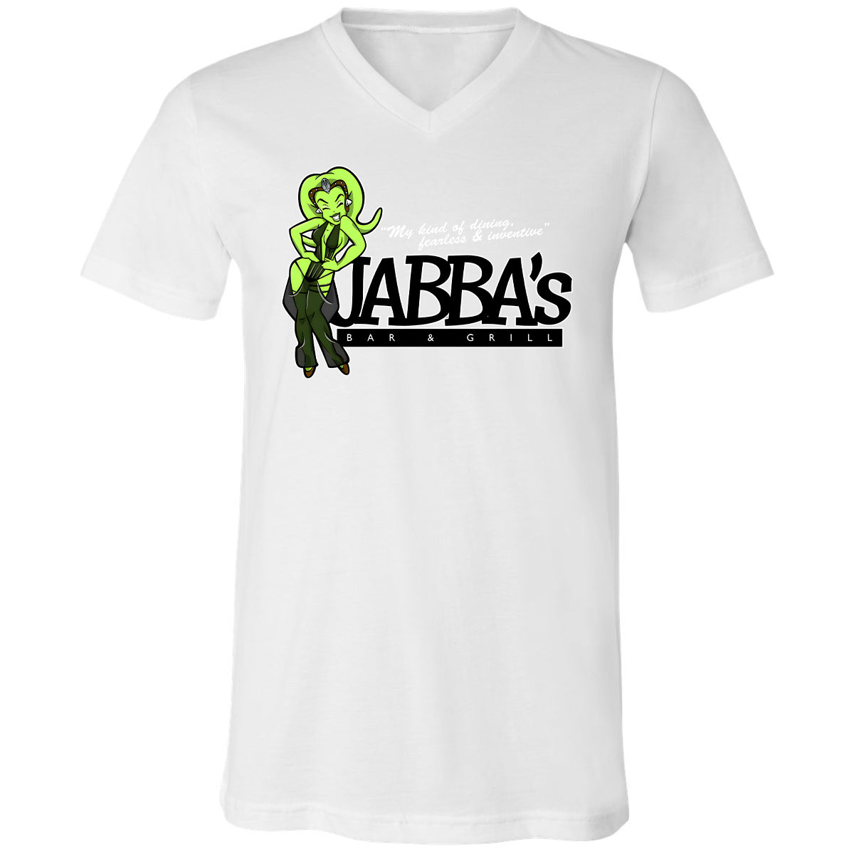 Unisex V-Neck T-Shirt - XS9CRC43 - White - 5