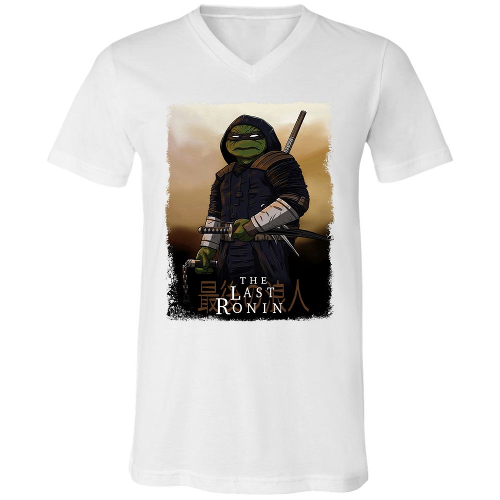 Unisex V-Neck T-Shirt - E2UE1HBU - White - 5