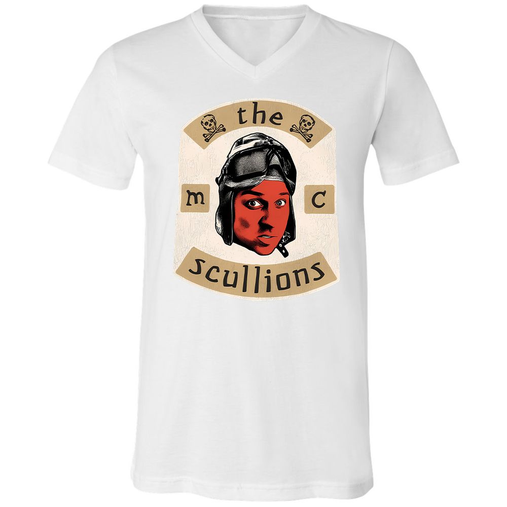 Unisex V-Neck T-Shirt - U55SWYSS - White - 5