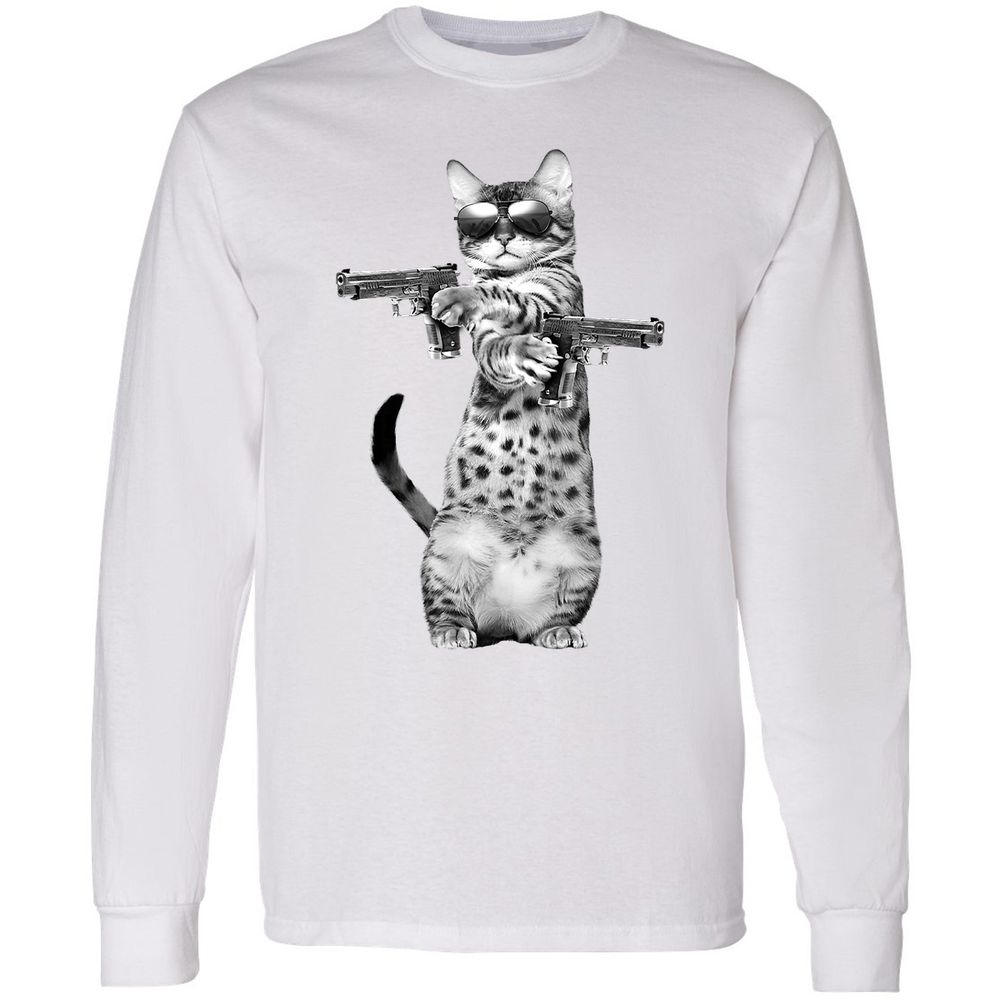 Long Sleeve T-Shirt - B5C38VUT - White - 5