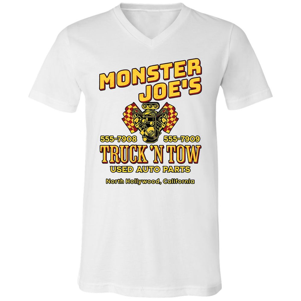 Unisex V-Neck T-Shirt - CDTQDTW2 - White - 5