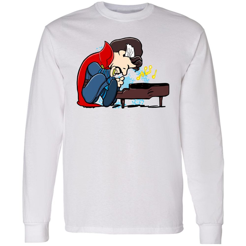 Long Sleeve T-Shirt - 5BGKLDXM - White - 5