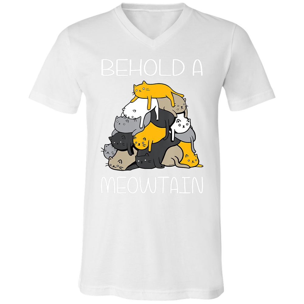 Unisex V-Neck T-Shirt - CEV3XXBY - White - 5