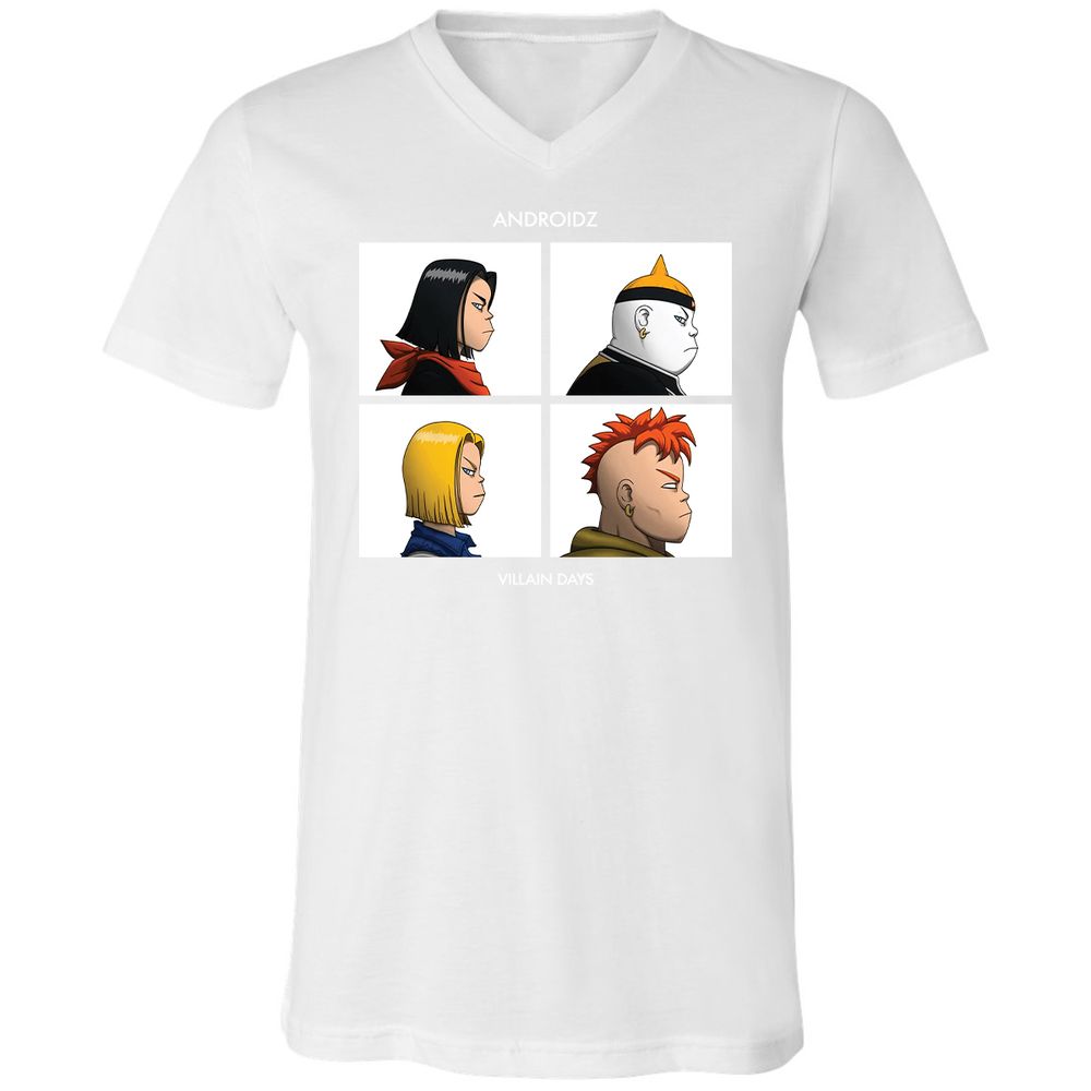 Unisex V-Neck T-Shirt - GBCZP2N6 - White - 5