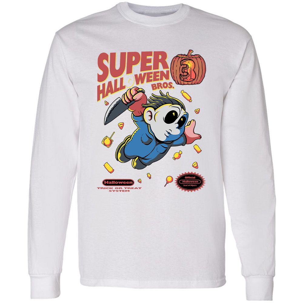 Long Sleeve T-Shirt - PPDU49CK - White - 5