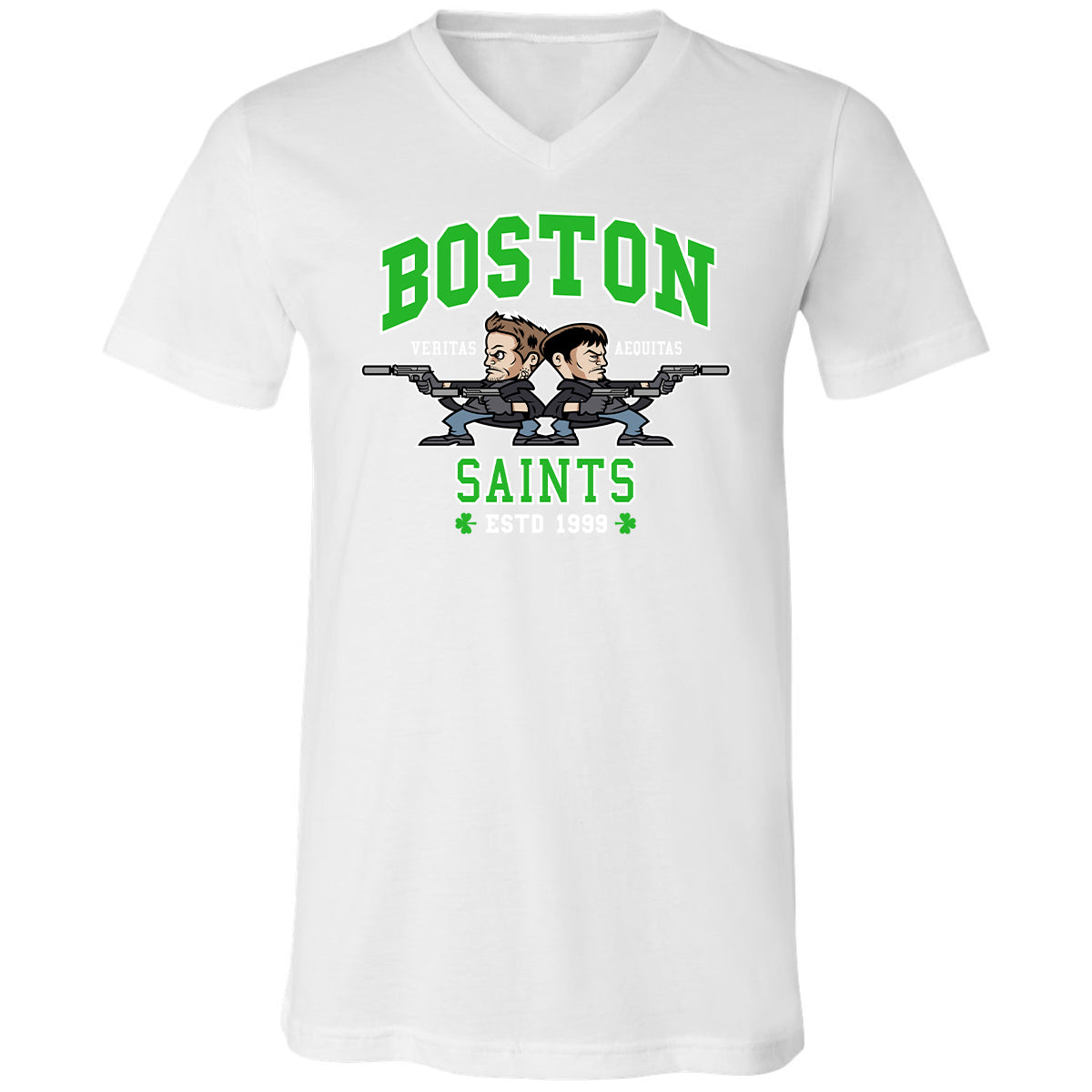 Unisex V-Neck T-Shirt - 3KBJWPQ1 - White - 5