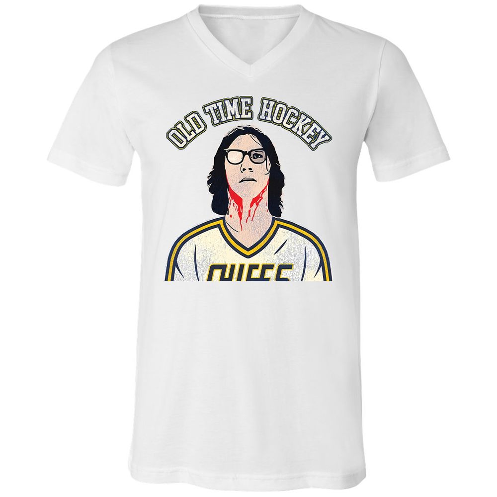 Unisex V-Neck T-Shirt - Y2W9GMUV - White - 5