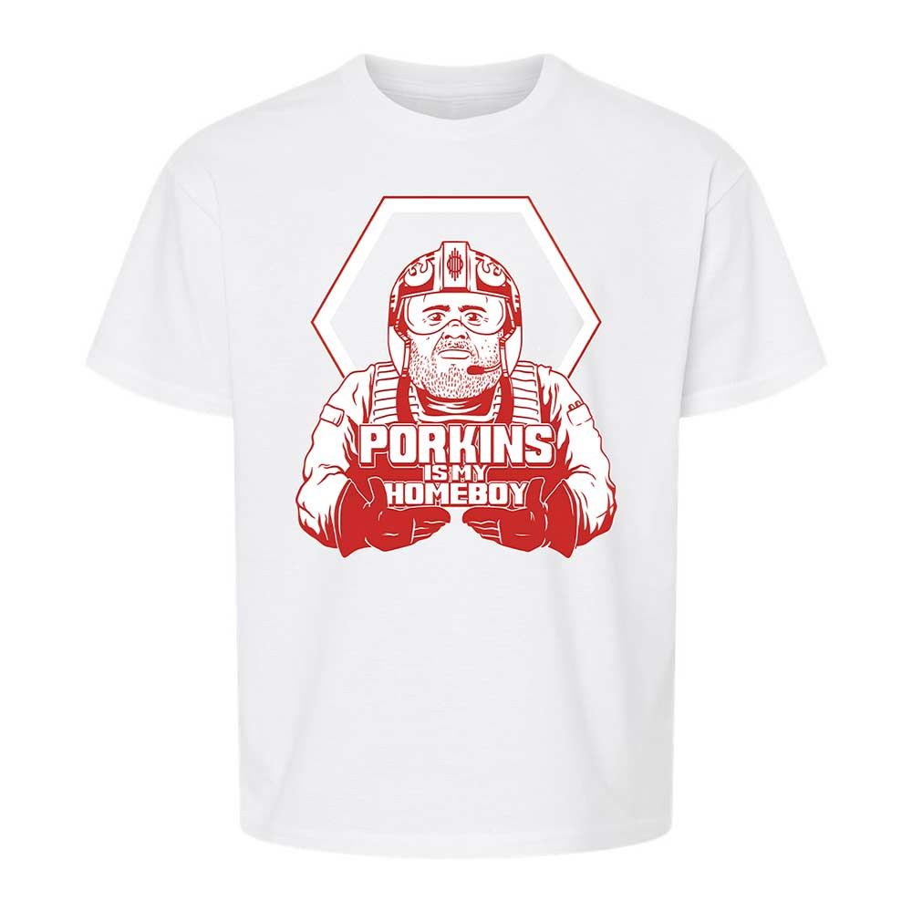 Porkins Is My Homeboy - White - 5