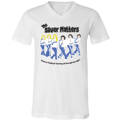 Unisex V-Neck T-Shirt - 7H1R996X - White - 5