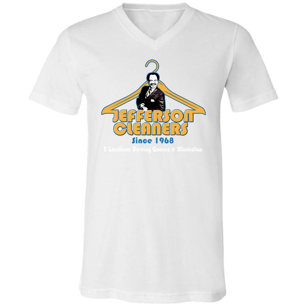 Unisex V-Neck T-Shirt - 49159RS6 - White - 5