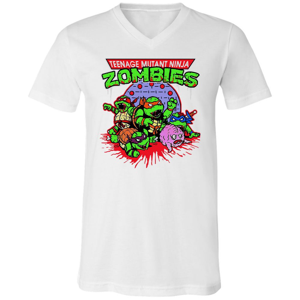 Unisex V-Neck T-Shirt - SS9VJFWK - White - 5