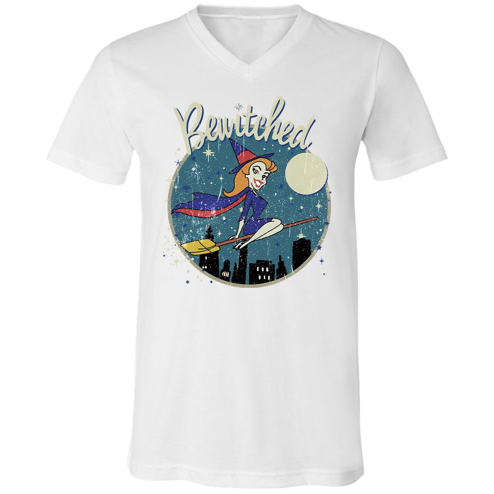 Unisex V-Neck T-Shirt - 1FGLLJNB - White - 5