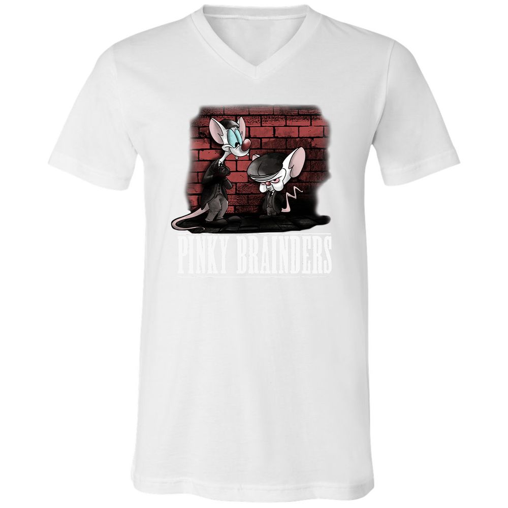 Unisex V-Neck T-Shirt - 8X8QRLFP - White - 5