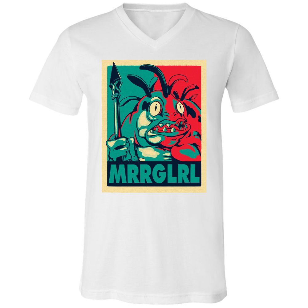 Unisex V-Neck T-Shirt - H11TVNMK - White - 5