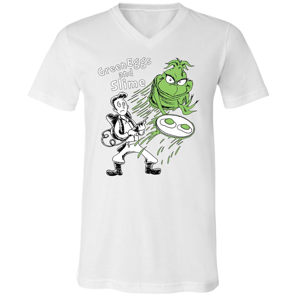 Unisex V-Neck T-Shirt - JVRZ6NN8 - White - 5