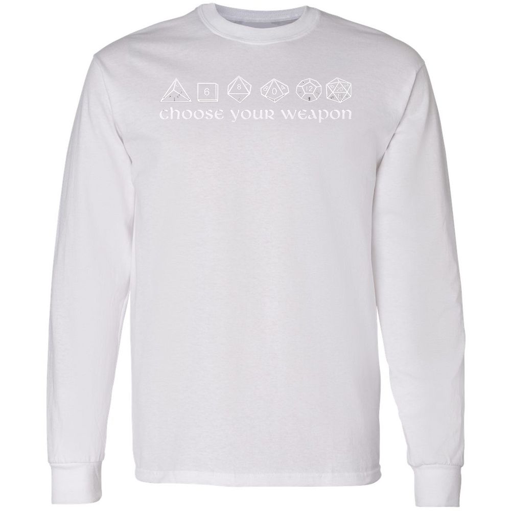 Long Sleeve T-Shirt - Y5UCP8VF - White - 5