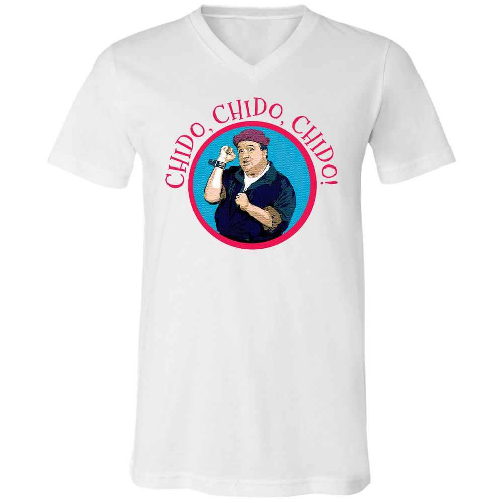 Unisex V-Neck T-Shirt - JVBUAUHU - White - 5