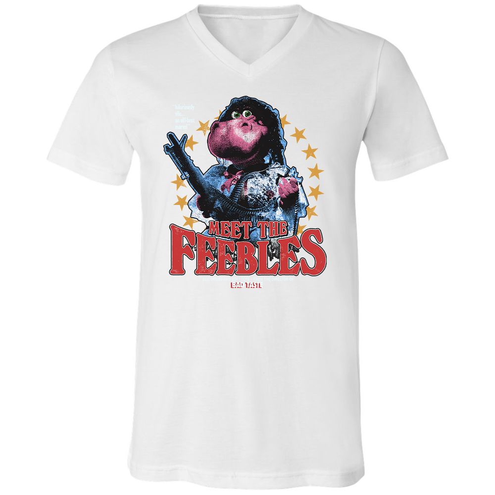 Unisex V-Neck T-Shirt - FVD1AQVM - White - 5