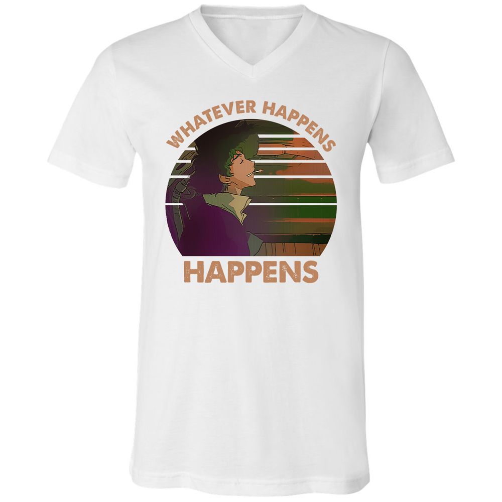 Unisex V-Neck T-Shirt - 4NBHQ3P2 - White - 5