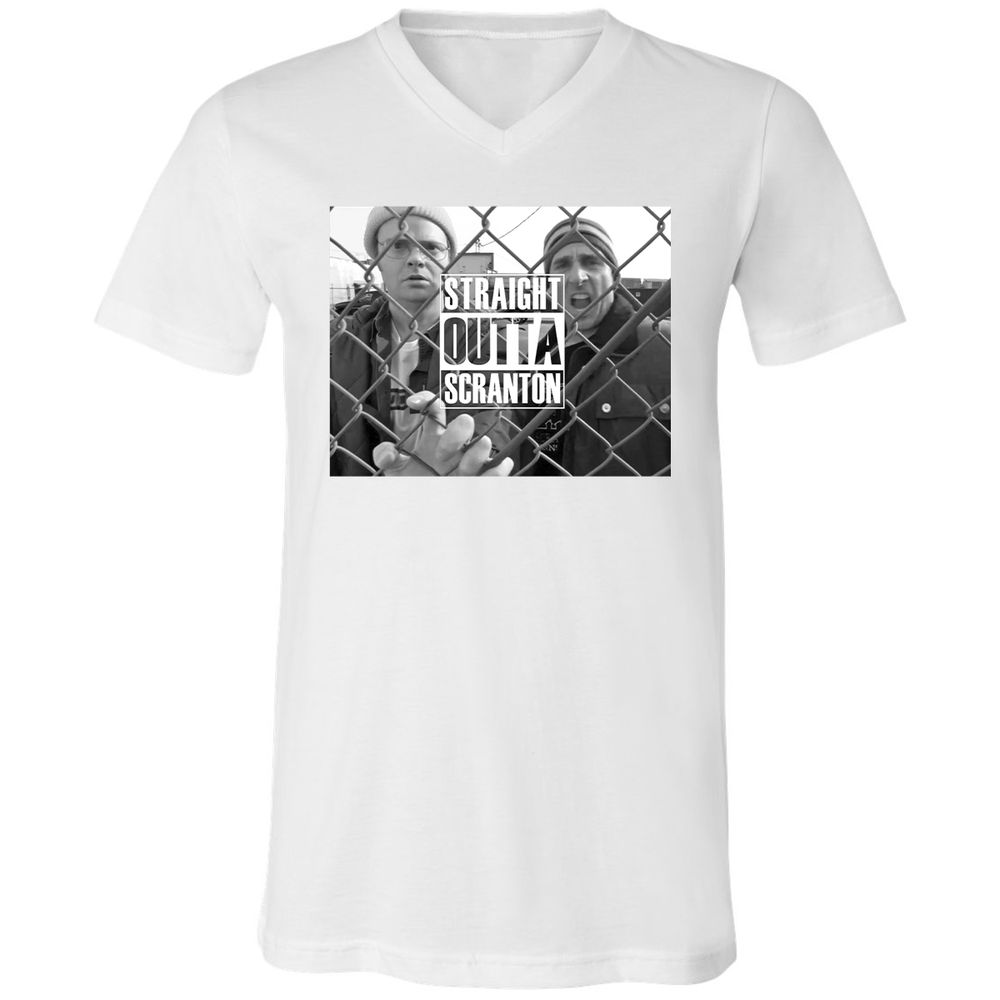 Unisex V-Neck T-Shirt - NP16N2D3 - White - 5