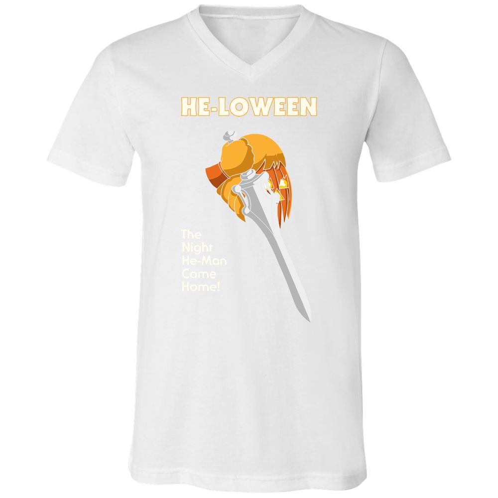 Unisex V-Neck T-Shirt - GFL7HXJN - White - 5