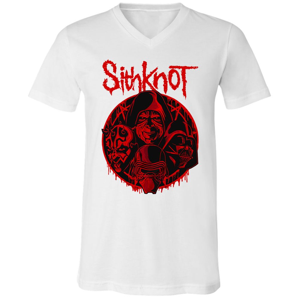 Unisex V-Neck T-Shirt - P7KMRZN1 - White - 5