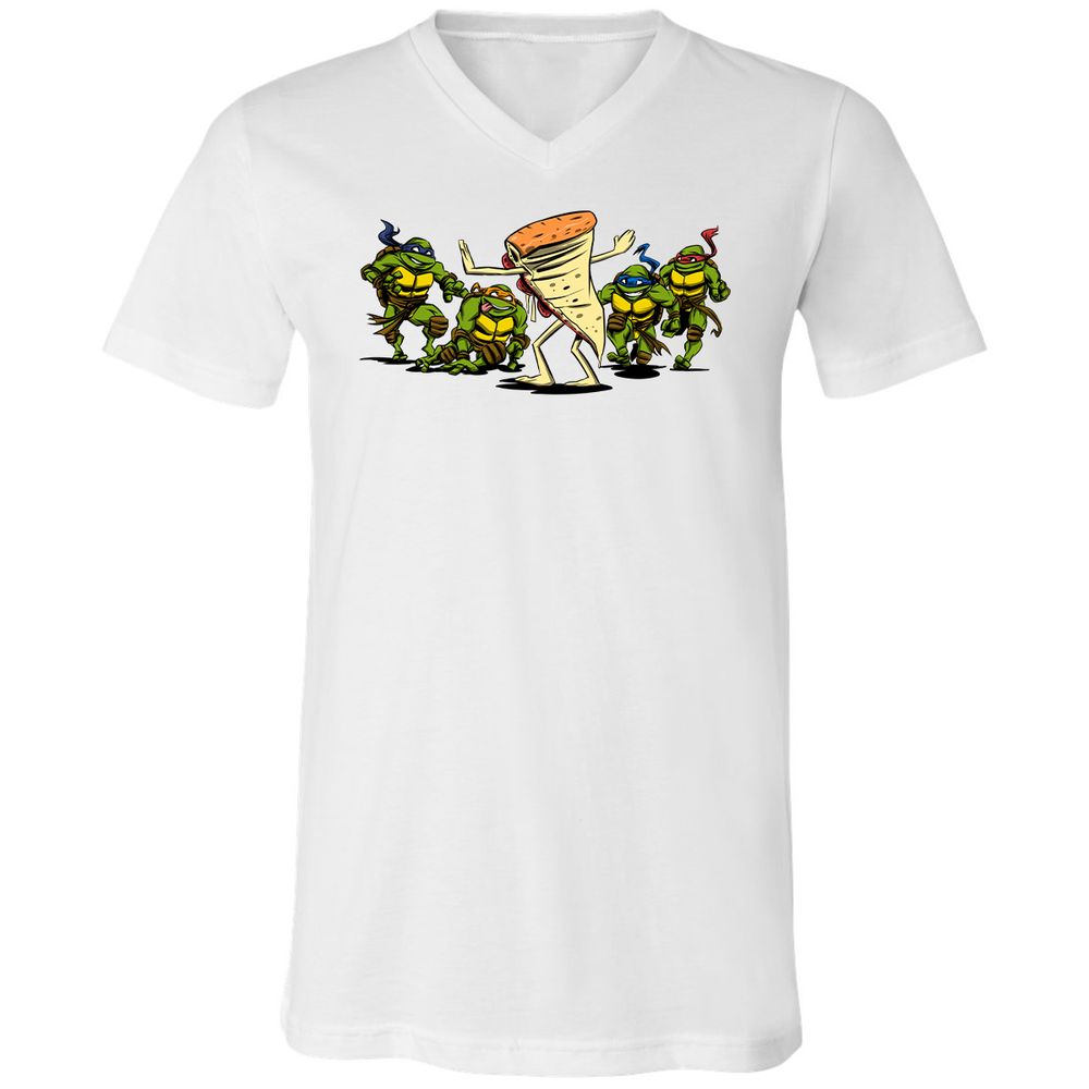 Unisex V-Neck T-Shirt - DU7DTBQC - White - 5