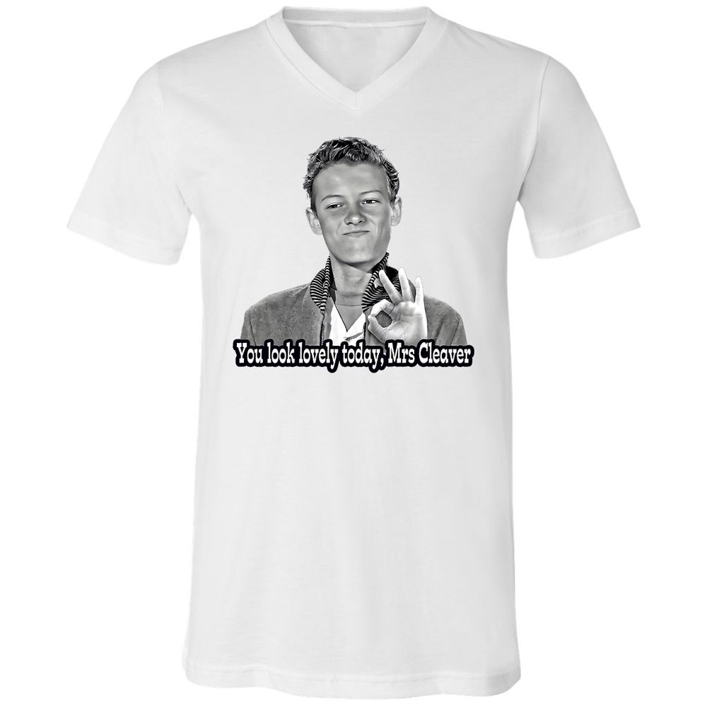 Unisex V-Neck T-Shirt - 7UPFK19S - White - 5