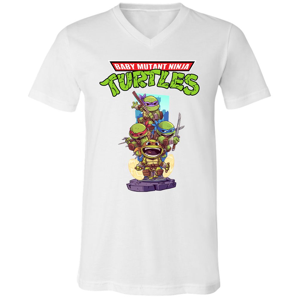 Unisex V-Neck T-Shirt - DSPKUE32 - White - 5