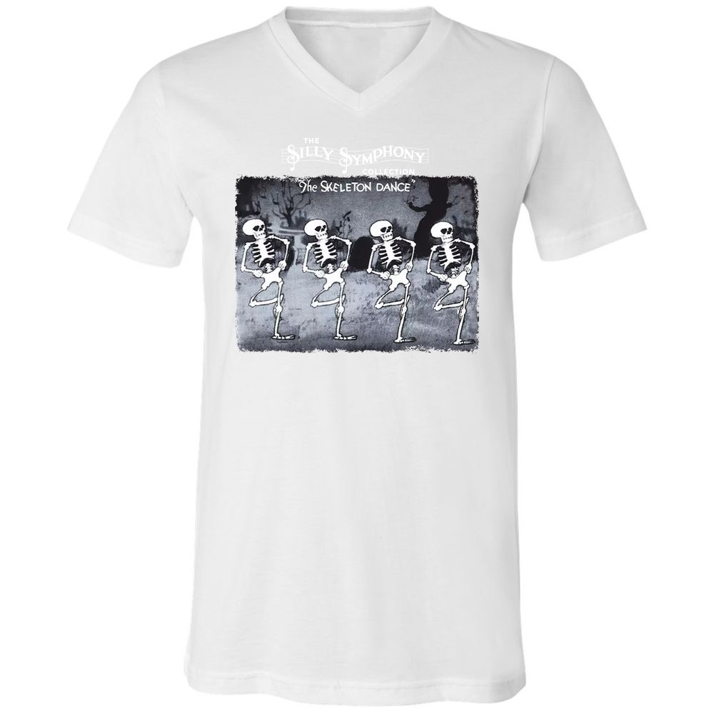 Unisex V-Neck T-Shirt - PZZUQTHR - White - 5