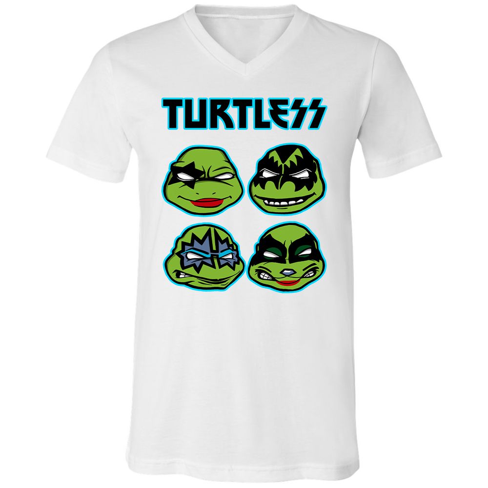 Unisex V-Neck T-Shirt - 8WTPWZHV - White - 5