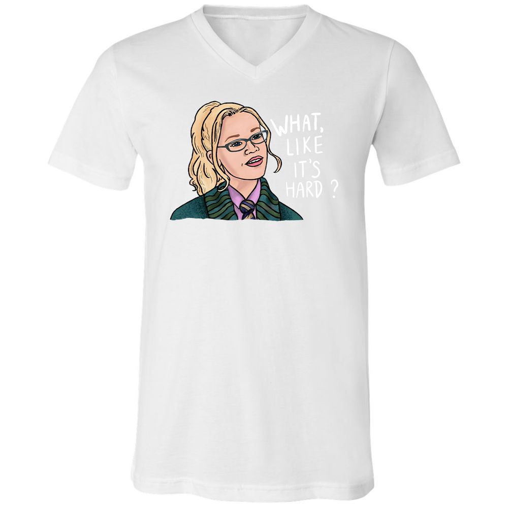 Unisex V-Neck T-Shirt - V9N9A191 - White - 5